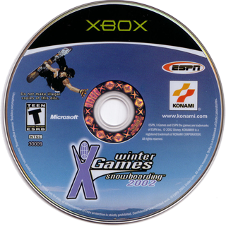 ESPN Winter X-Games Snowboarding 2002 (USA) Game Disc
